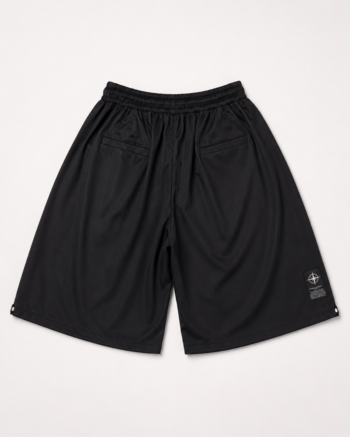 3/4 Barrel Pants (Black)