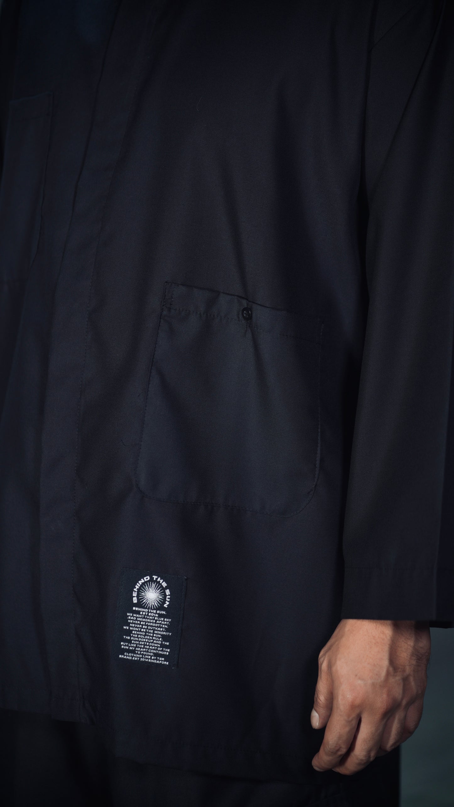 Bayang Hitam- Kurta TOP ONLY