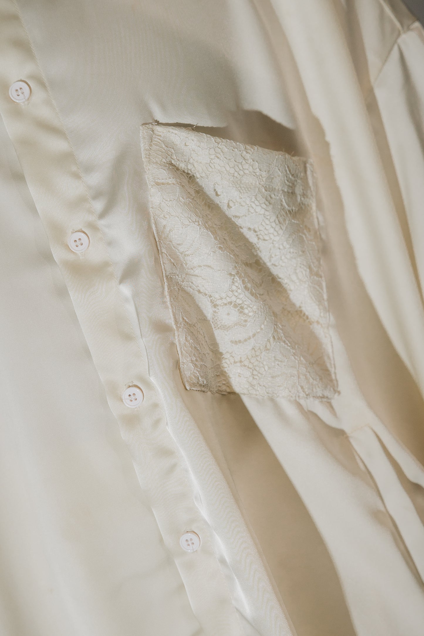 White Sayap Oversized Lace (SET)