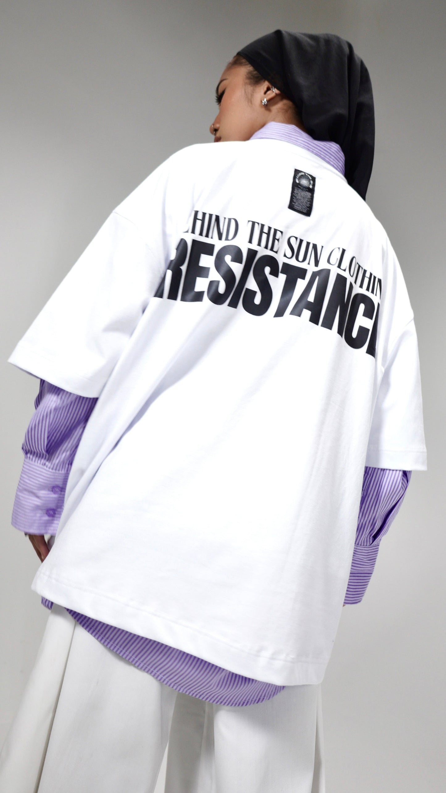 Violet Vandalism Oversized Boxy T