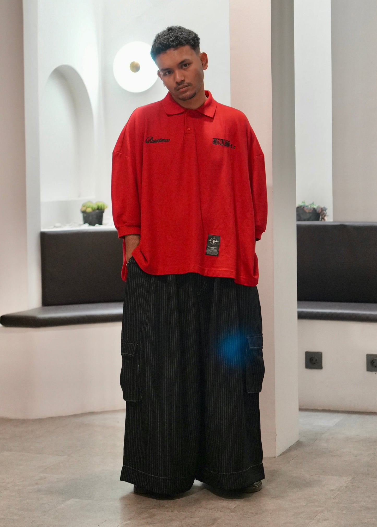 Super Wide/Stripe Pants