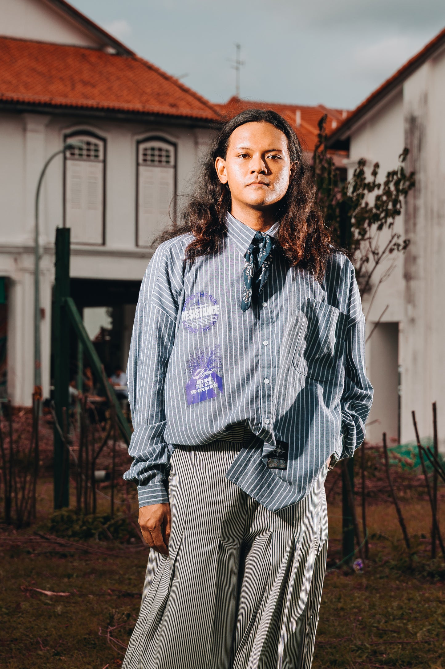 Grey Stripes Shirt