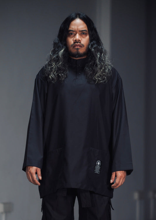 Hitam Kurta - TOP ONLY