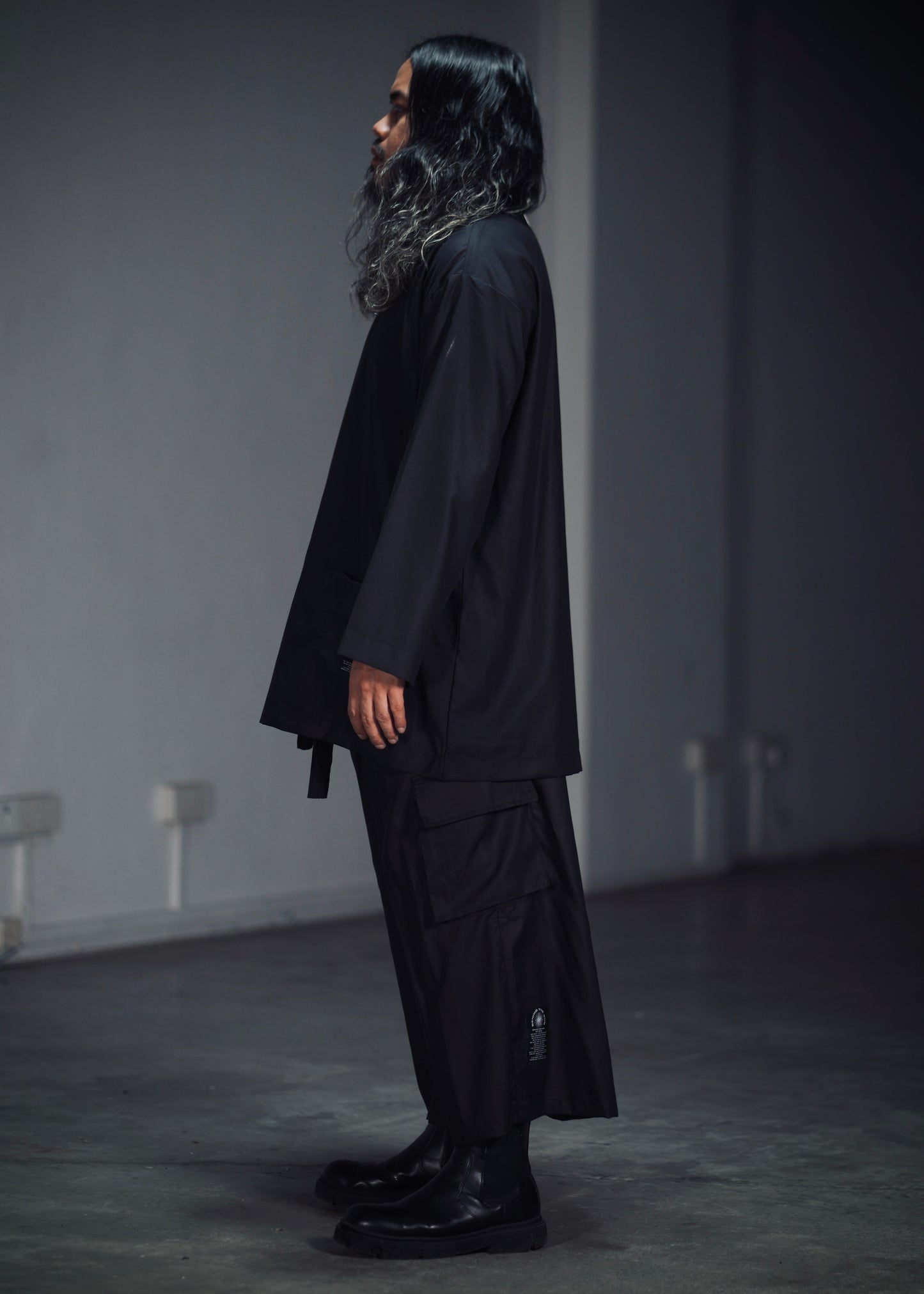 Hitam  - Kurta Set