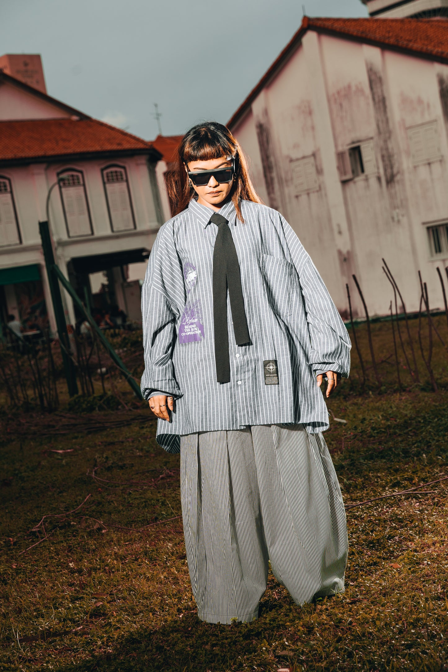 Grey Stripes Shirt