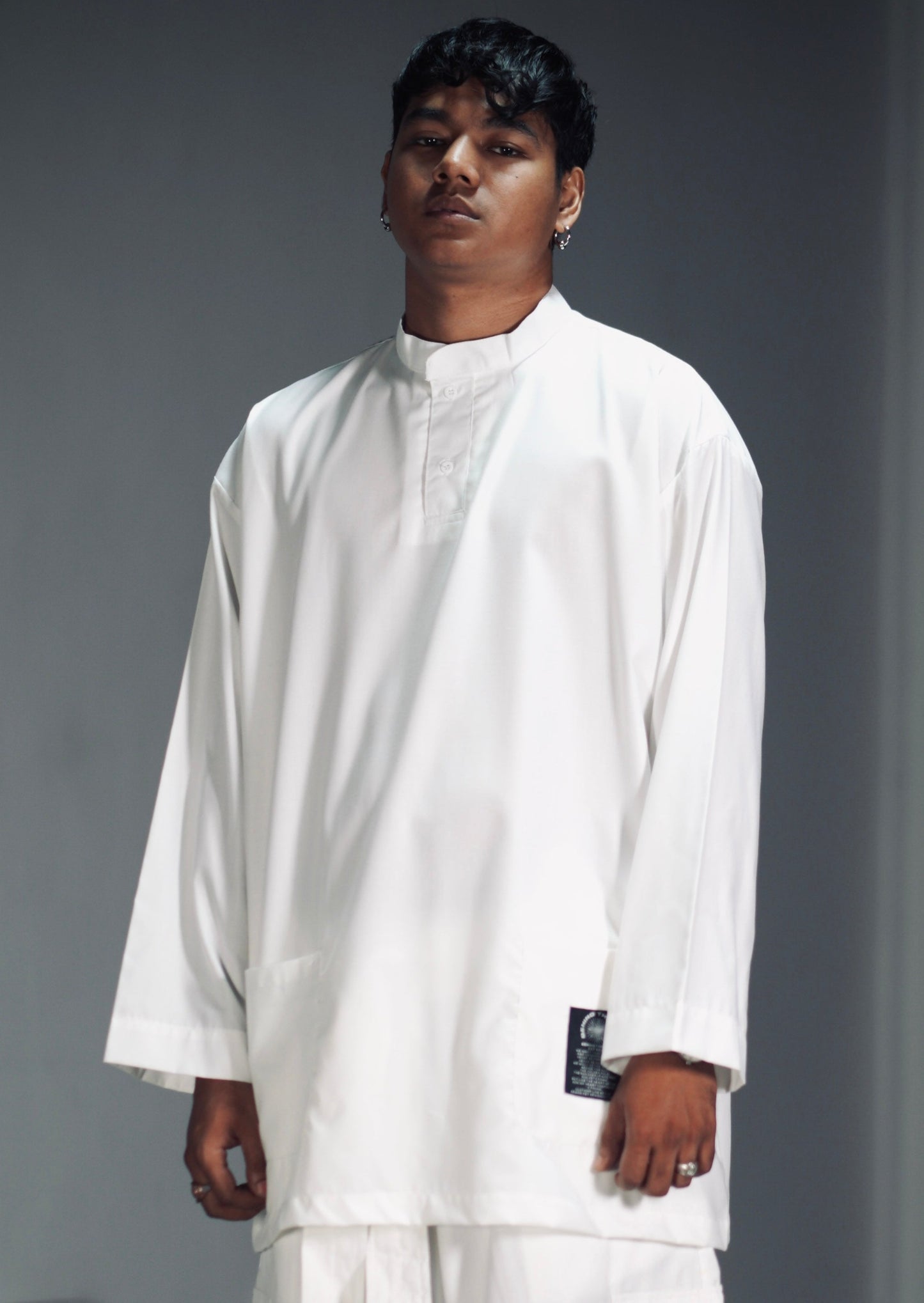 Putih Kurta - TOP ONLY