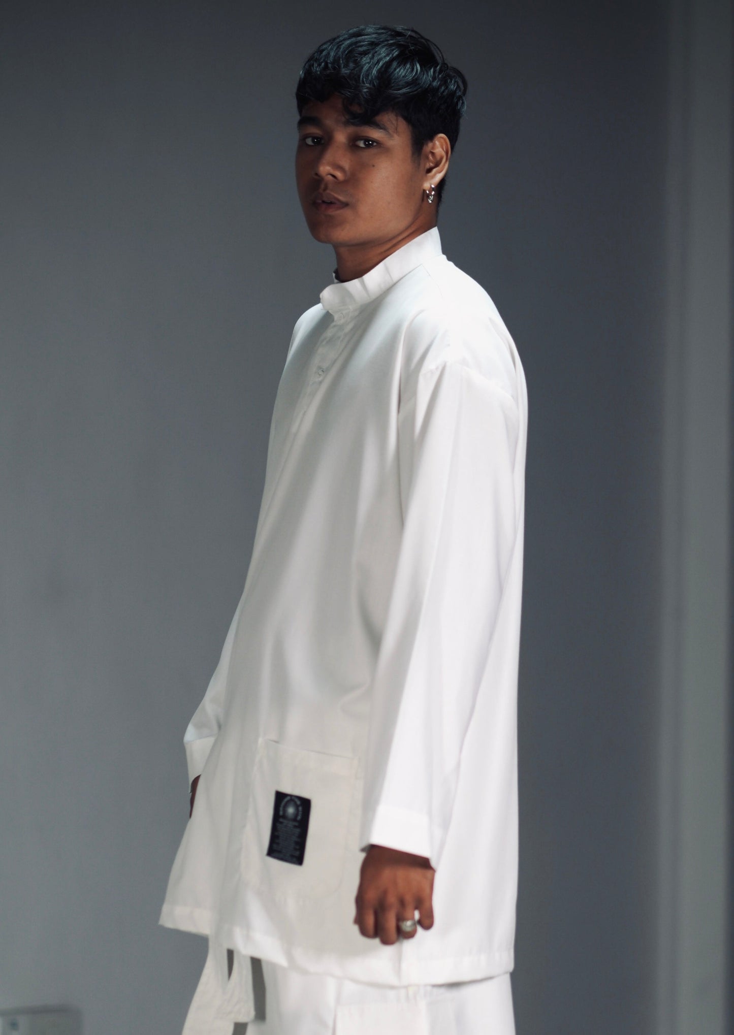 Putih Kurta - TOP ONLY