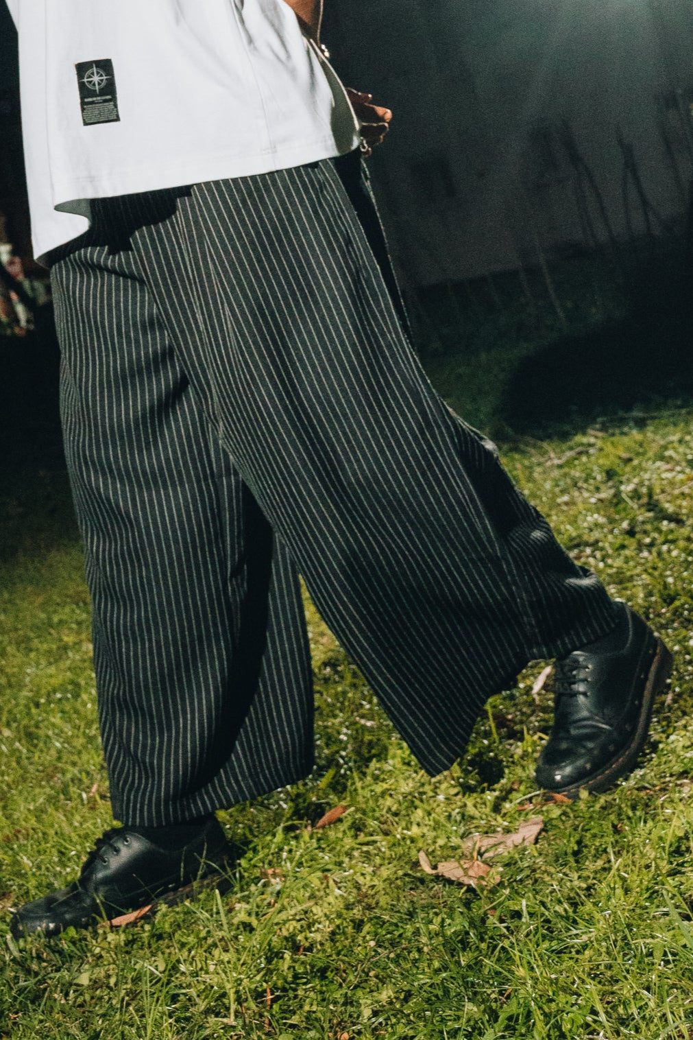 Dark Blue Stripe Pants