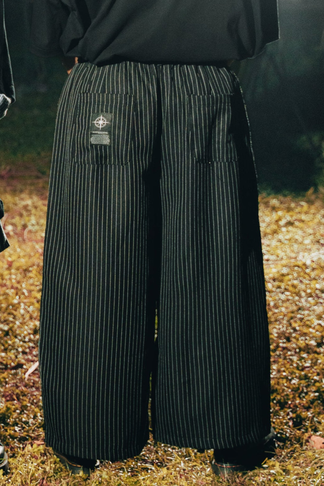 Dark Blue Stripe Pants