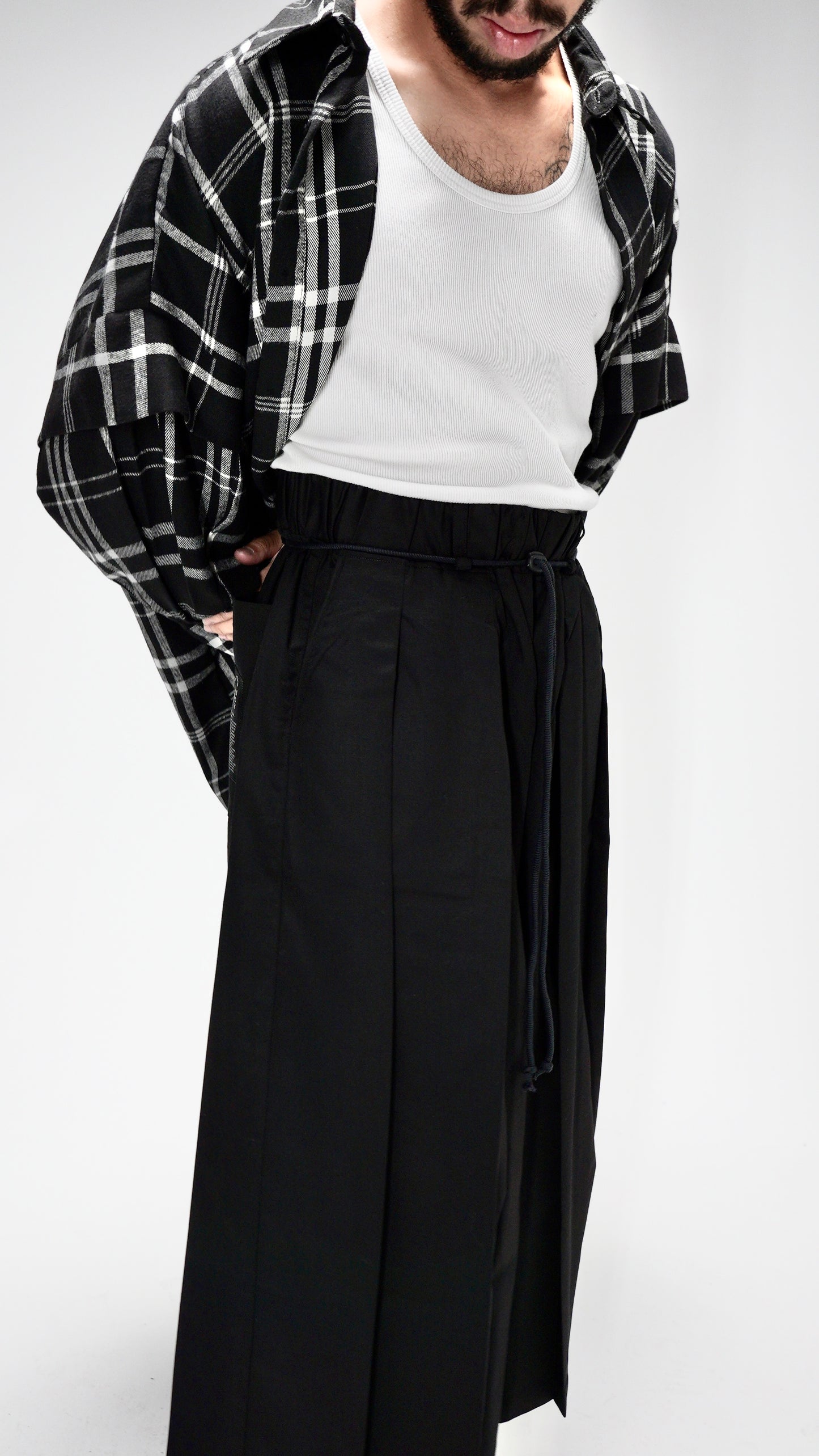 Pleated Wide Pants