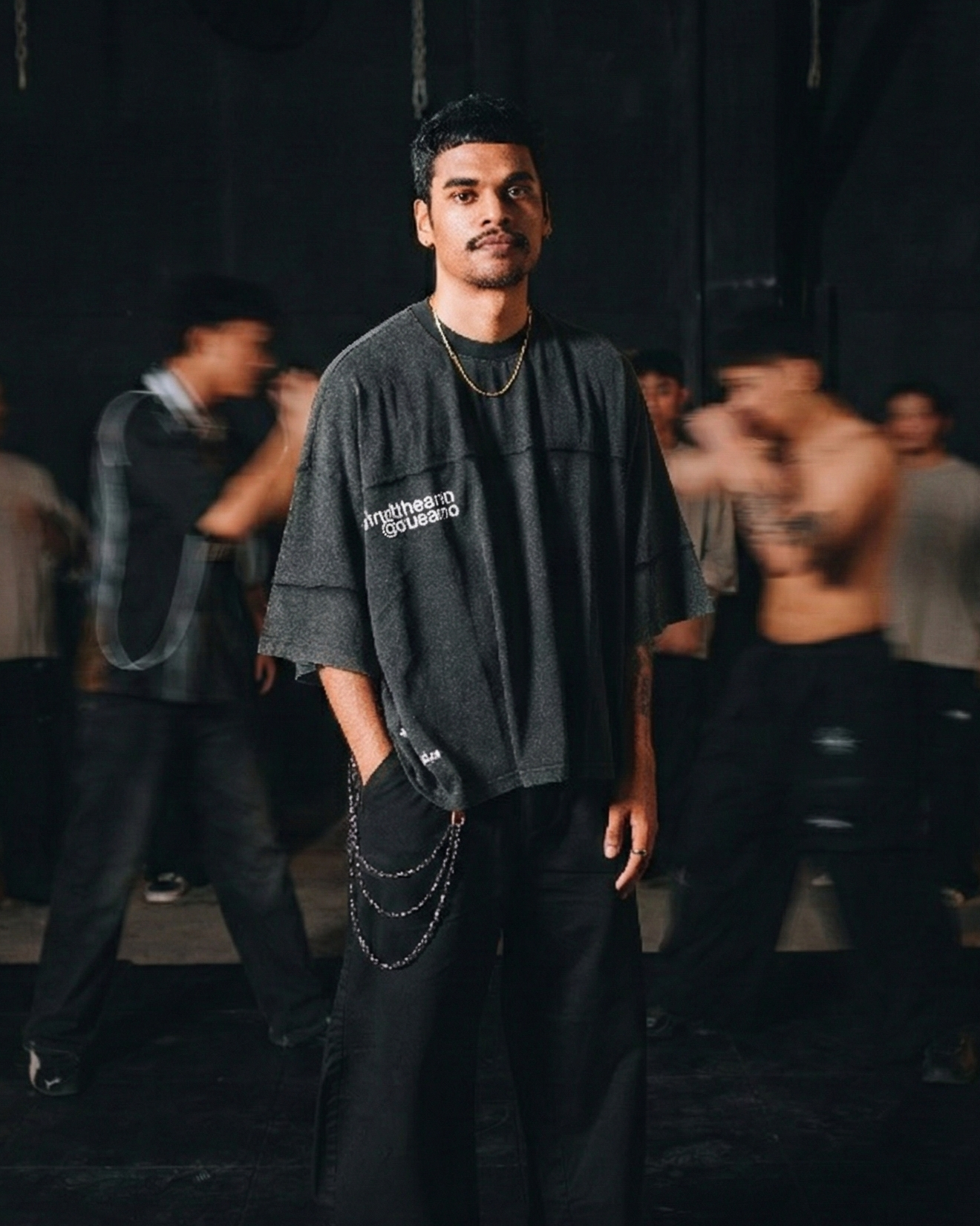 Behindthesun x Susano BLACK Washed Out T-shirt