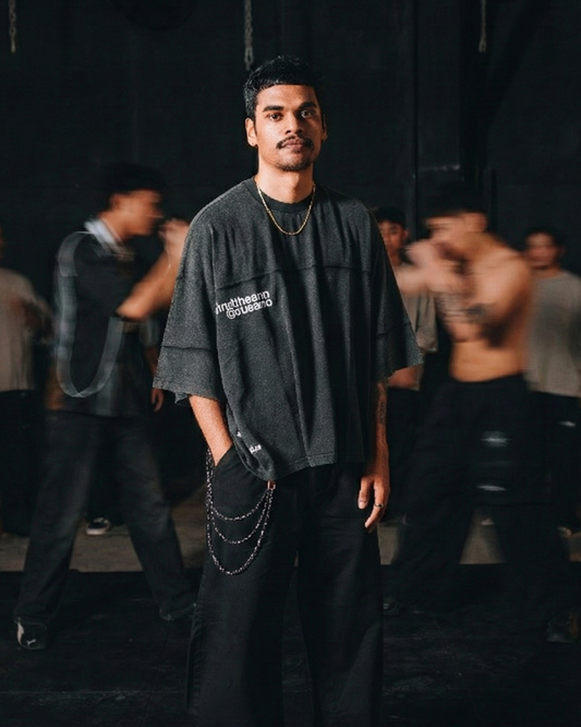 Behindthesun x Susano BLACK Washed Out T-shirt