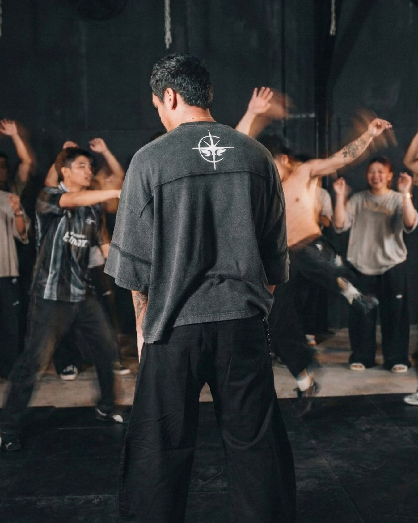 Behindthesun x Susano BLACK Washed Out T-shirt