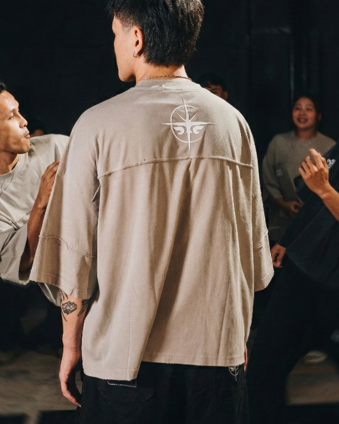 behindthesun x susano  BEIGE Washed Out T-shirt