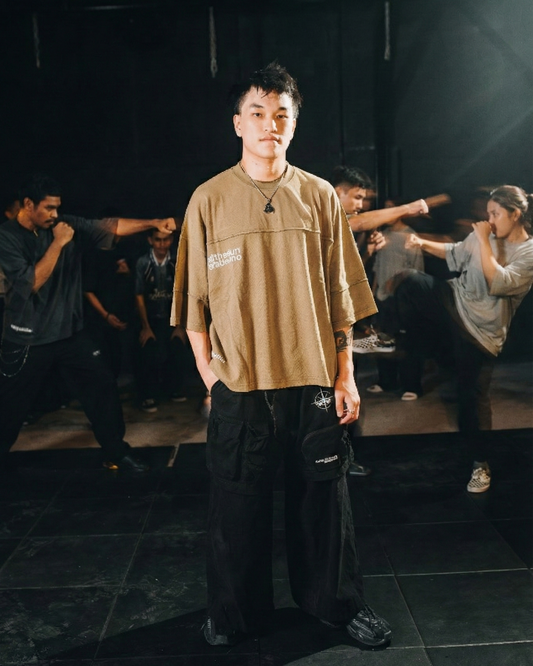 behindthesun x susano  DIRTY GREEN Washed Out T-shirt