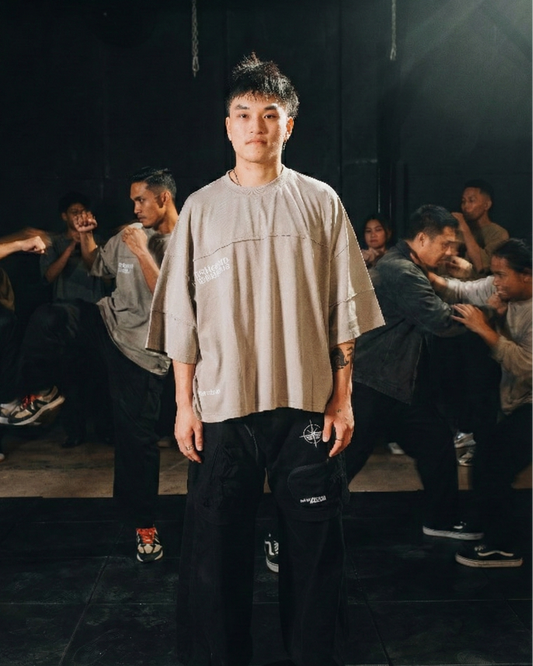 behindthesun x susano  BEIGE Washed Out T-shirt