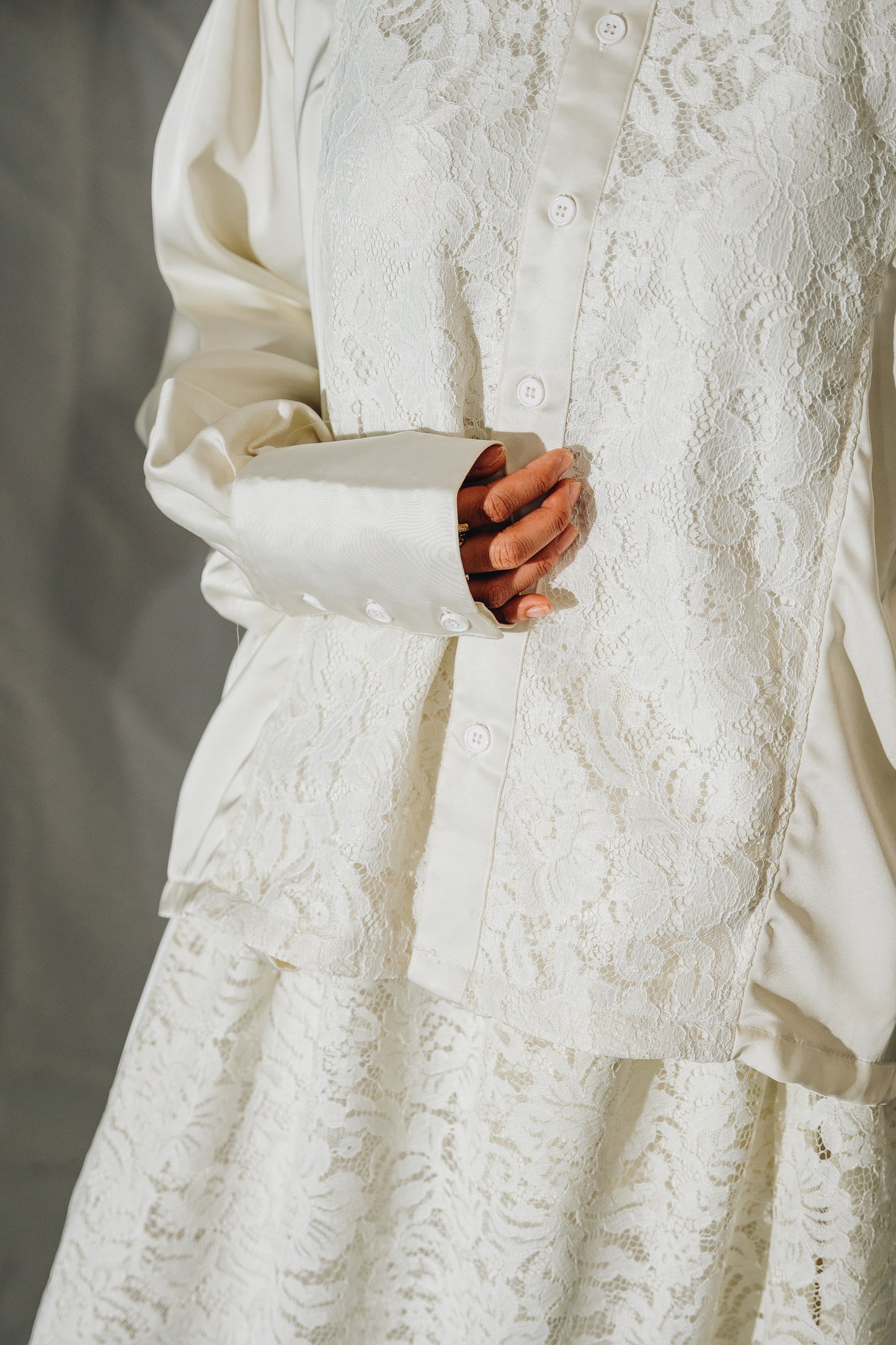 White Lace SKIRT (SET)