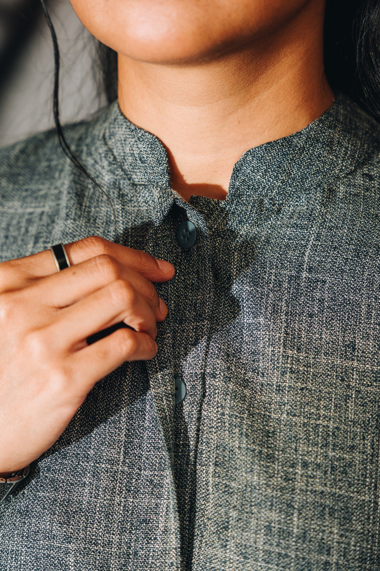Grey Mandarin TOP
