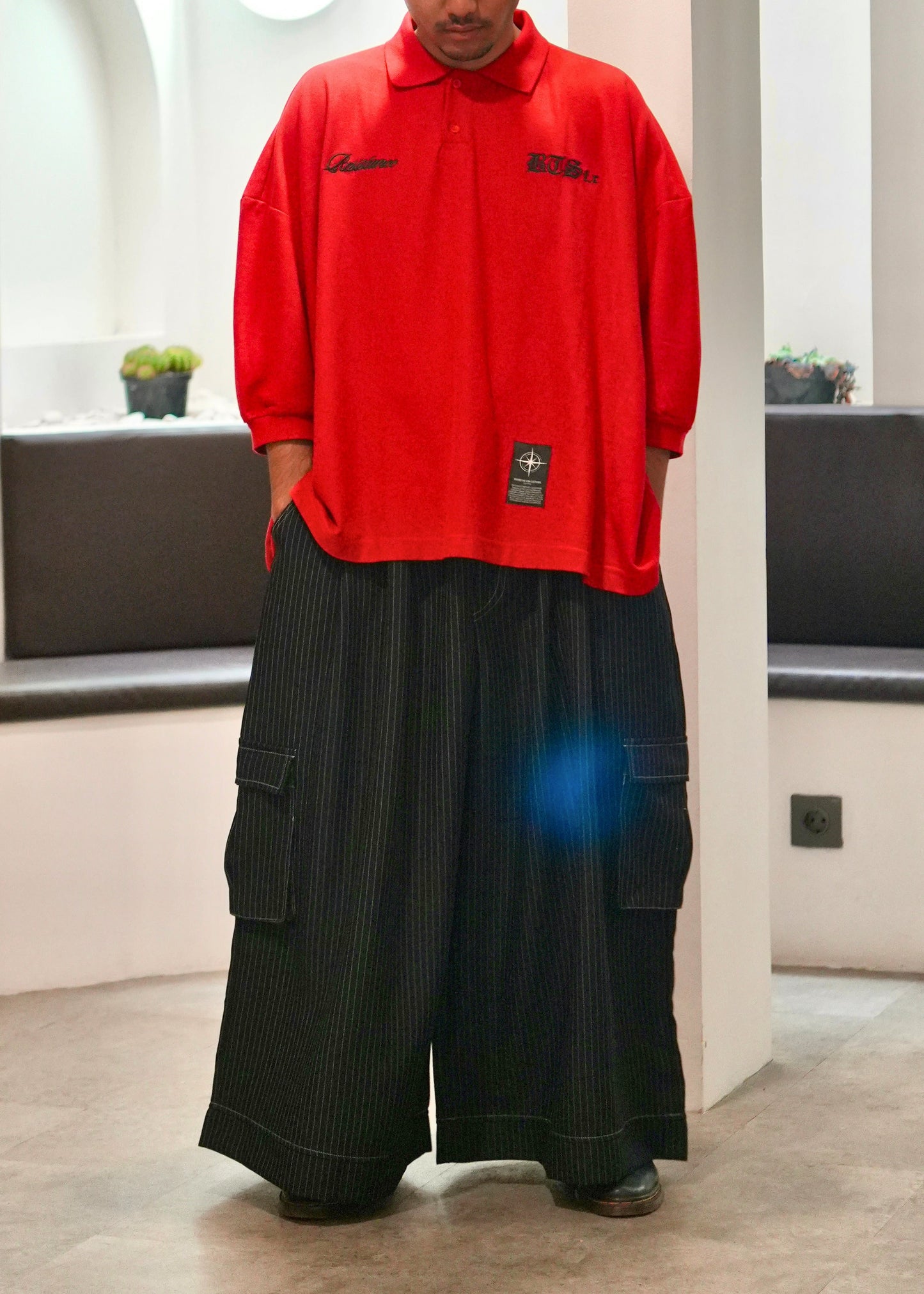Super Wide/Stripe Pants